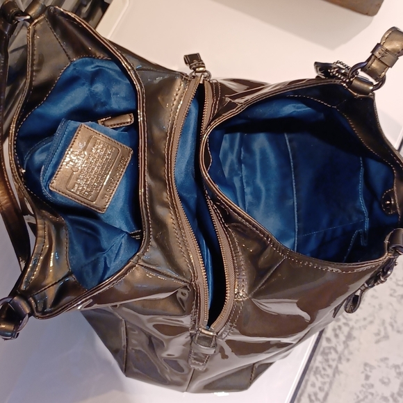 Authentic Coach vervis leather shoulder bag - Picture 7 of 8